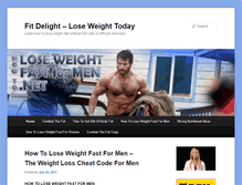 Tablet Screenshot of howtoloseweightfastformen.net